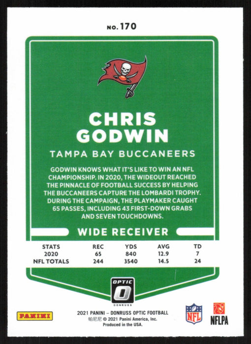 Chris Godwin 2021 Donruss Optic # 170 Tampa Bay Buccaneers - Collectible Craze America