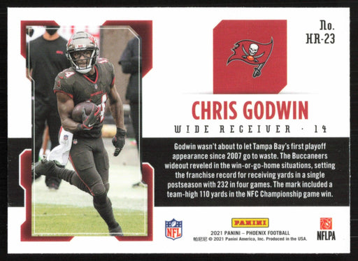 Chris Godwin 2021 Panini Phoenix Hot Routes # HR-23 Insert Tampa Bay Buccaneers - Collectible Craze America