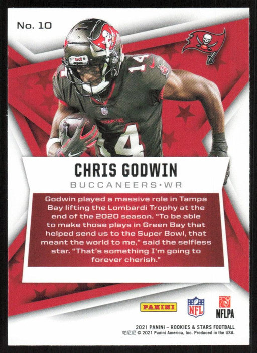 Chris Godwin 2021 Panini Rookies & Stars # 10 Tampa Bay Buccaneers Base - Collectible Craze America