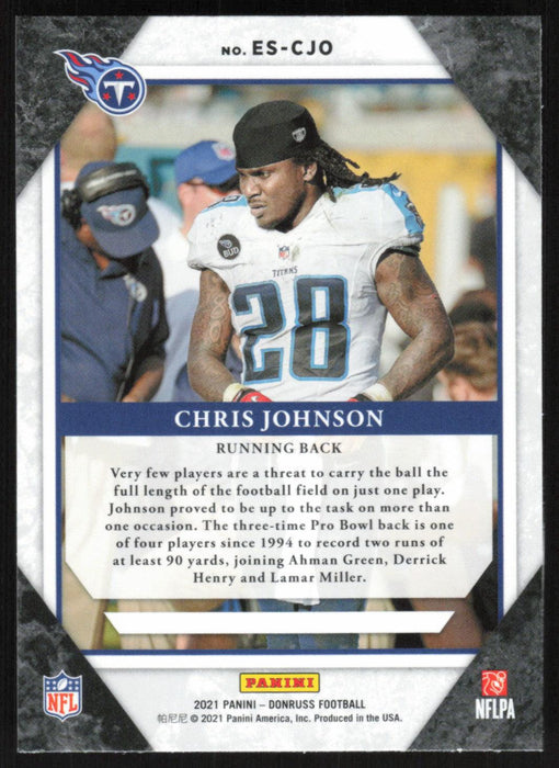 Chris Johnson 2021 Donruss Elite Series # ES-CJO Tennessee Titans - Collectible Craze America