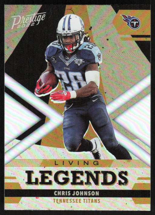 Chris Johnson 2022 Panini Prestige Living Legends # LL-25 Insert Tennessee Titans - Collectible Craze America