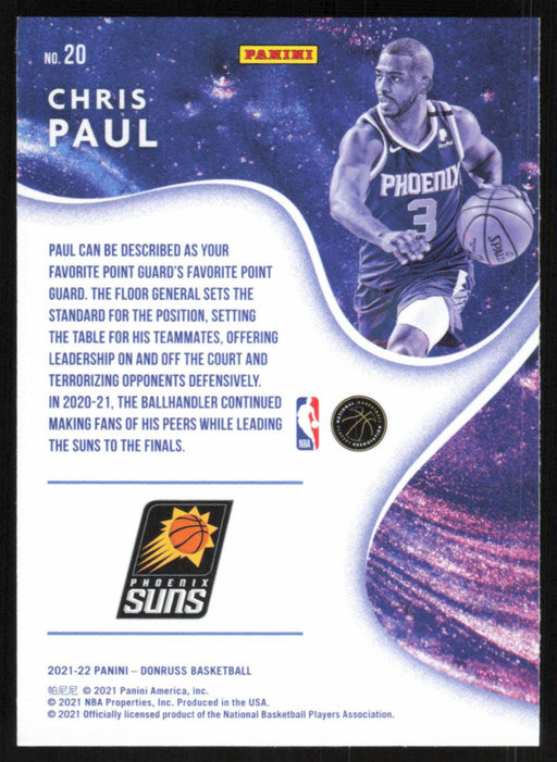 Chris Paul 2021 Donruss Complete Players # 20 Phoenix Suns - Collectible Craze America