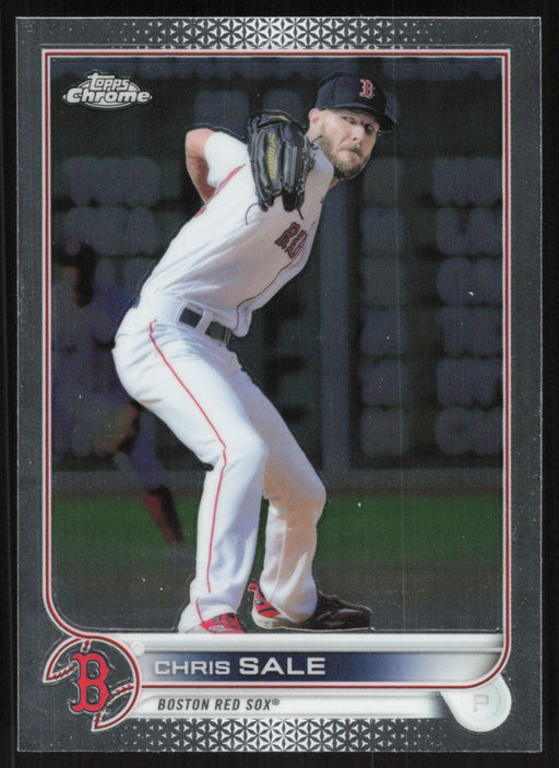 Chris Sale 2022 Topps Chrome Baseball # 118 Boston Red Sox Base - Collectible Craze America