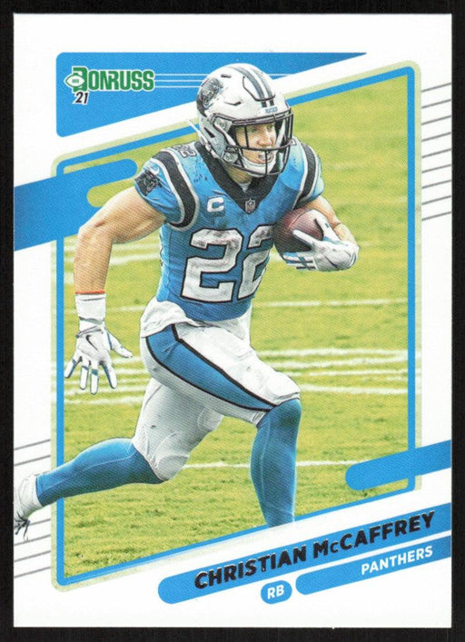 Christian McCaffrey 2021 Donruss Football # 219 Carolina Panthers Base - Collectible Craze America