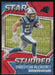 Christian McCaffrey 2021 Panini Rookies & Stars # SS-1 Star Studded Red Wave Carolina Panthers - Collectible Craze America