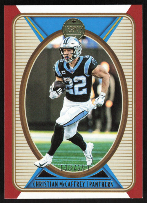 Christian McCaffrey 2022 Panini Legacy # 12 Red 123/299 Carolina Panthers - Collectible Craze America