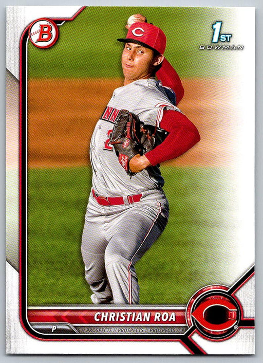 Christian Roa 2022 Bowman Prospects # BP-130 1st Bowman Cincinnati Reds - Collectible Craze America