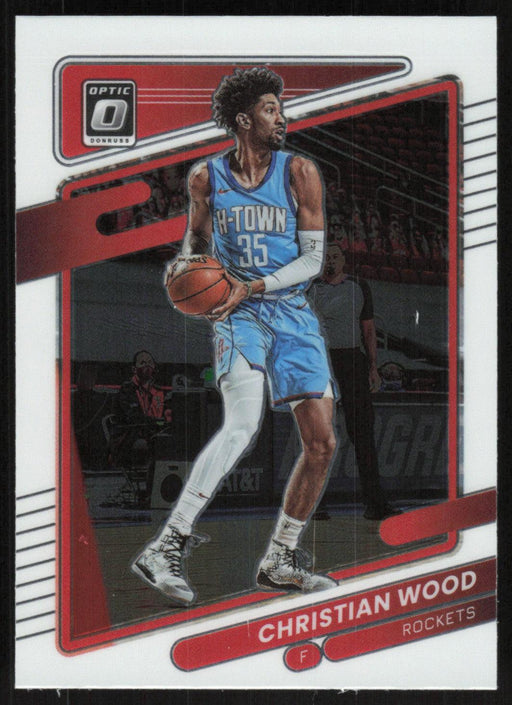 Christian Wood 2021 Panini Donruss Optic # 93 Houston Rockets Base - Collectible Craze America