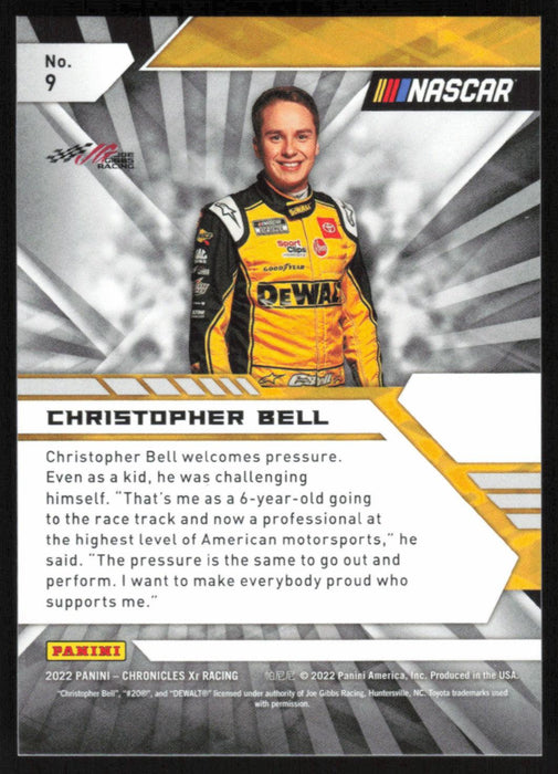 Christopher Bell 2022 Panini Chronicles Racing Xr # 9 - Collectible Craze America