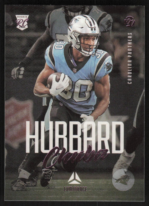 Chuba Hubbard 2021 Panini Chronicles Luminance # 222 RC Pink Carolina Panthers - Collectible Craze America