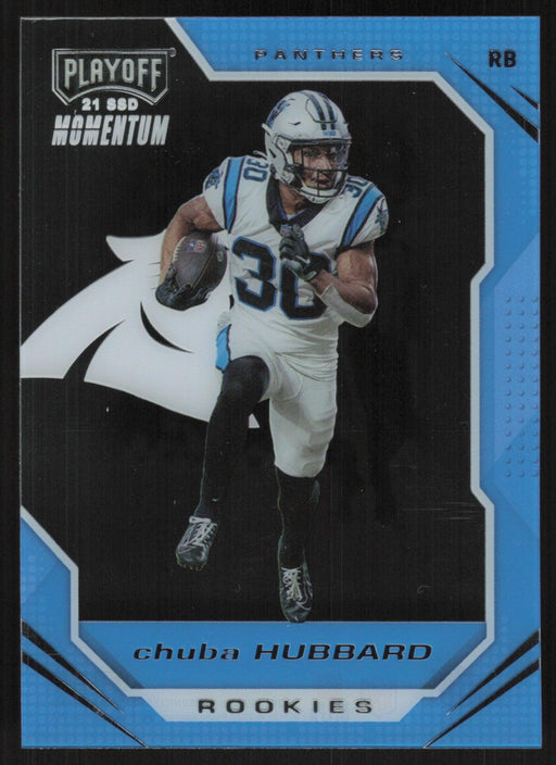 Chuba Hubbard 2021 Panini Chronicles Playoff Momentum Rookies # PMR-30 RC Carolina Panthers - Collectible Craze America