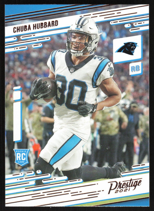 Chuba Hubbard 2021 Panini Chronicles Prestige # 241 RC Carolina Panthers - Collectible Craze America