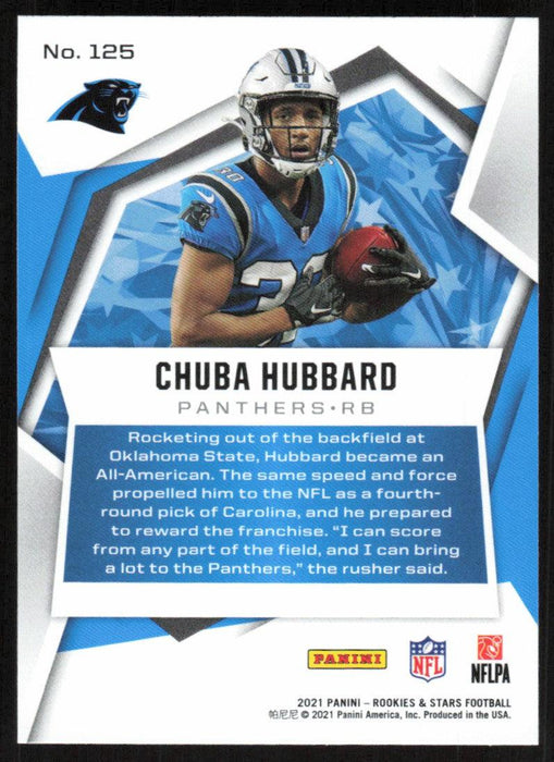 Chuba Hubbard 2021 Panini Rookies & Stars # 125 RC Carolina Panthers Base - Collectible Craze America