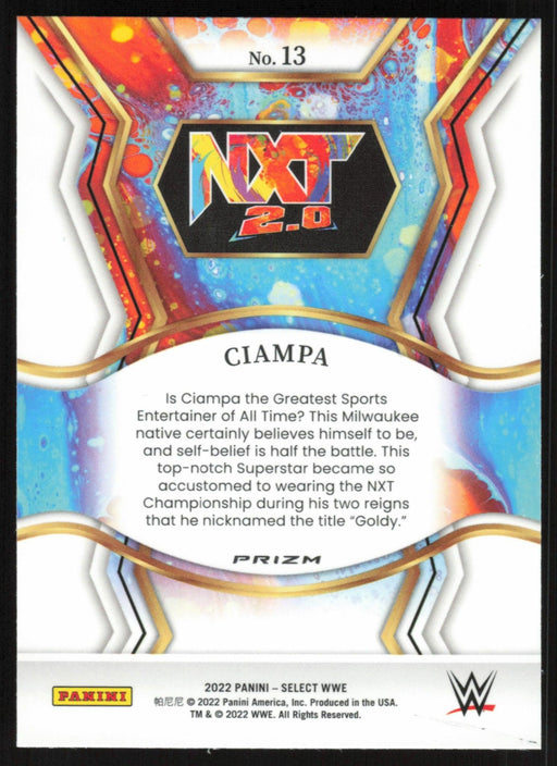 Ciampa 2022 Panini Select WWE # 13 NXT 2.0 Silver Prizm NXT 2.0 - Collectible Craze America