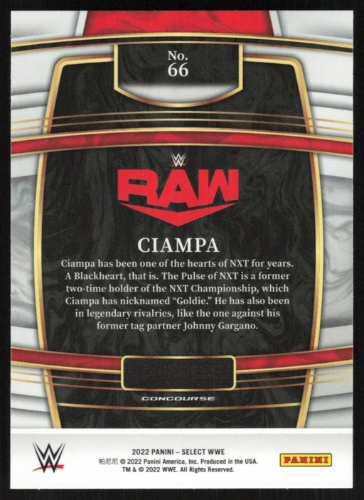 Ciampa 2022 Panini Select WWE # 66 NXT 2.0 Concourse Base - Collectible Craze America