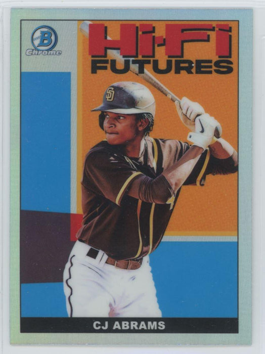 CJ Abrams 2022 Bowman Hi-Fi Futures # HIFI-8 Insert San Diego Padres - Collectible Craze America