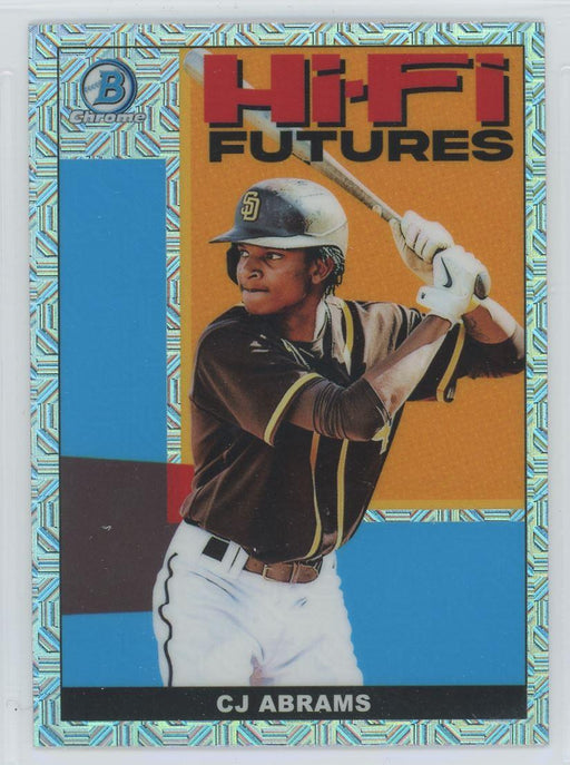 CJ Abrams 2022 Bowman Hi-Fi Futures # HIFI-8 Mojo Refrctor San Diego Padres - Collectible Craze America