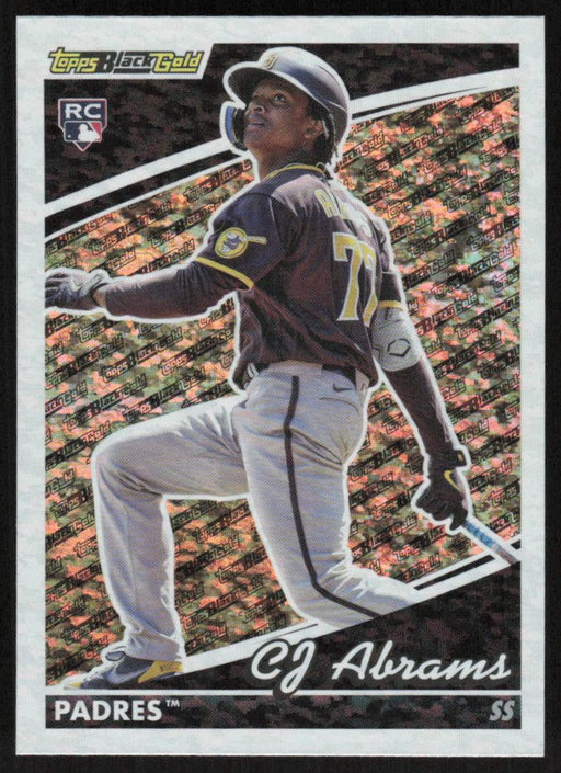 CJ Abrams 2022 Topps Update Black Gold # BG-13 RC San Diego Padres - Collectible Craze America