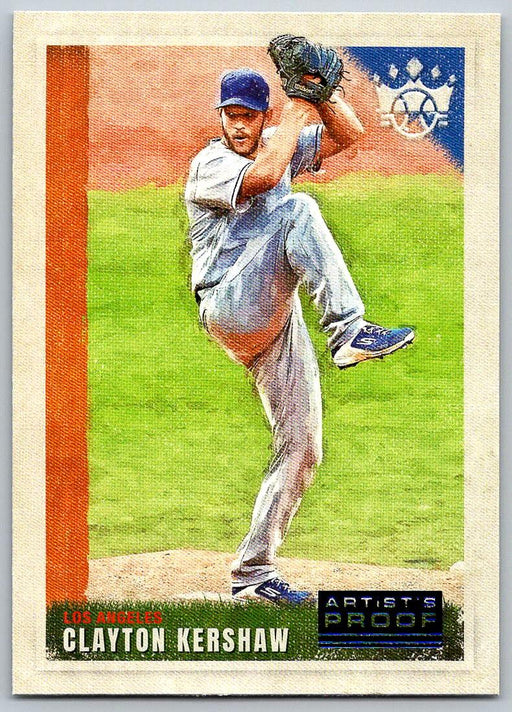 Clayton Kershaw 2022 Panini Diamond Kings # 36 Artist Proof Blue Los Angeles Dodgers - Collectible Craze America