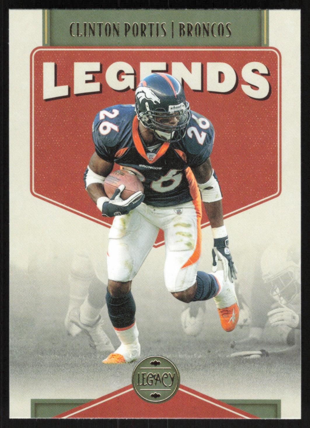 Clinton Portis 2022 Panini Legacy Legends # 129 Denver Broncos