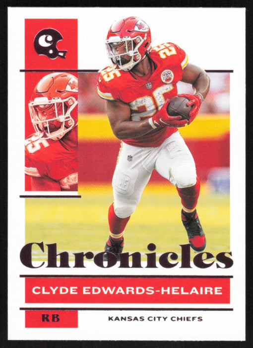 Clyde Edwards-Helaire 2021 Panini Chronicles # 57 Pink Kansas City Chiefs - Collectible Craze America