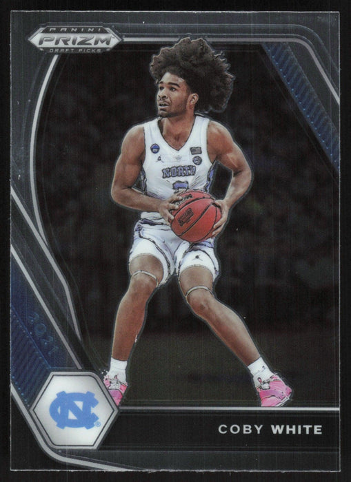 Coby White 2021 Panini Prizm Draft Picks # 35 North Carolina Tar Heels - Collectible Craze America