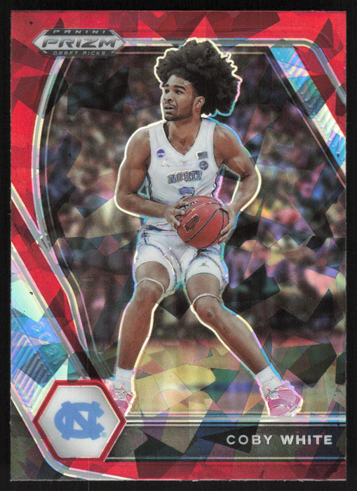 Coby White 2021 Panini Prizm Draft Picks # 35 Red Ice Prizm North Carolina Tar Heels - Collectible Craze America