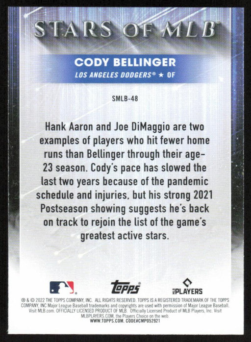 Cody Bellinger 2022 Topps Series 2 # SMLB-48 Stars of MLB Los Angeles Dodgers - Collectible Craze America