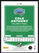 Cole Anthony 2021 Donruss # 160 Orange Holo Laser Orlando Magic - Collectible Craze America