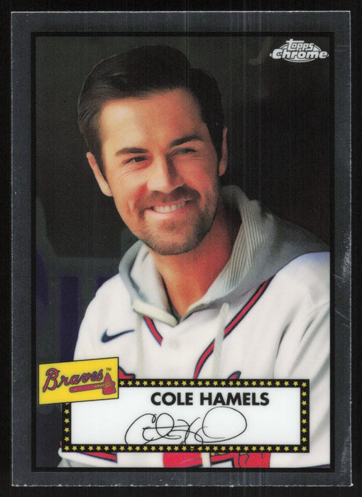 Cole Hamels 2021 Topps Chrome Platinum Anniversary # 474 Atlanta Braves - Collectible Craze America