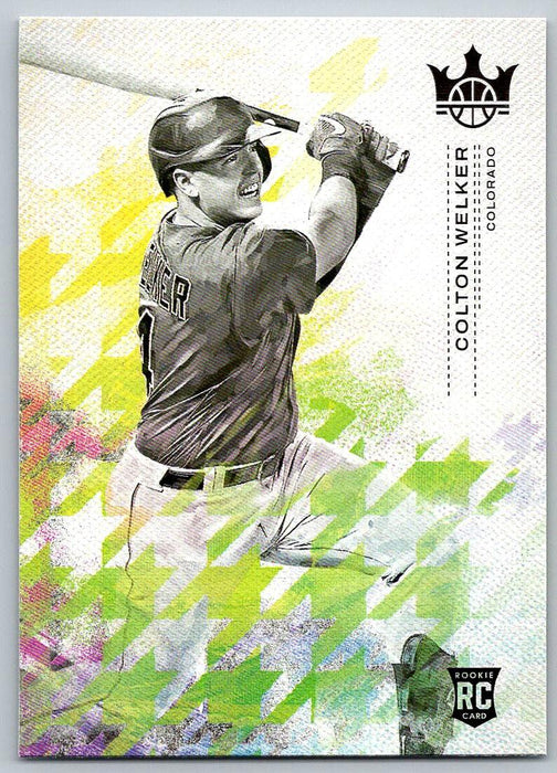 Colton Welker 2022 Panini Diamond Kings # 164 RC Colorado Rockies - Collectible Craze America