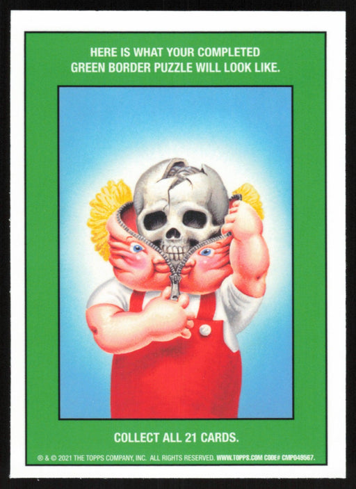 Combat PAT 2021 Topps Chrome Garbage Pail Kids Original Series 4 Variation # 156C - Collectible Craze America