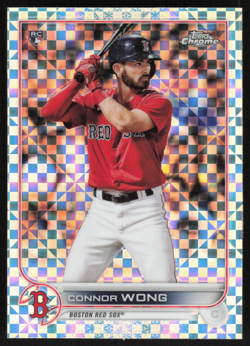 Connor Wong 2022 Topps Chrome # 39 RC X-Fractor Boston Red Sox - Collectible Craze America