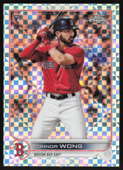 Connor Wong 2022 Topps Chrome # 39 RC X-Fractor Boston Red Sox - Collectible Craze America