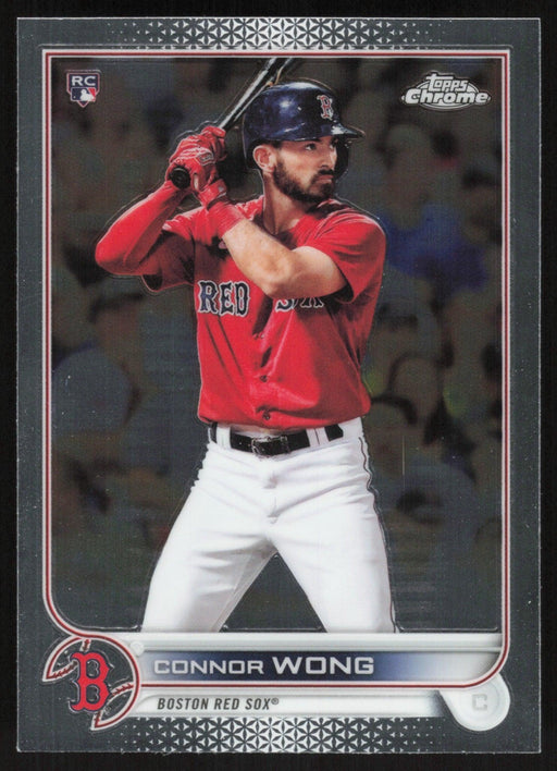 Connor Wong 2022 Topps Chrome Baseball # 39 RC Boston Red Sox Base - Collectible Craze America