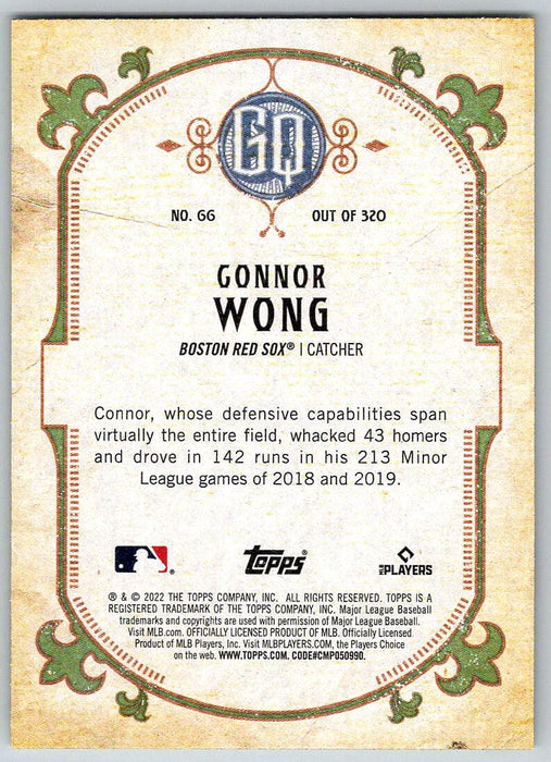 Connor Wong 2022 Topps Gypsy Queen # 66 RC St. Louis Cardinals - Collectible Craze America
