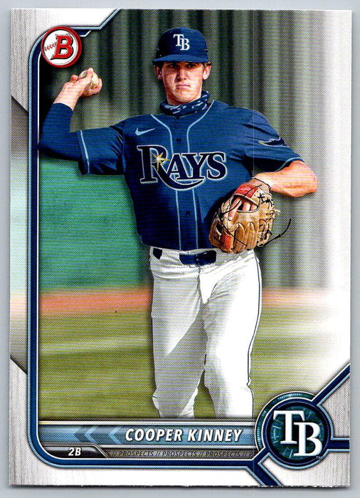 Cooper Kinney 2022 Bowman Prospects # BP-54 Tampa Bay Rays - Collectible Craze America