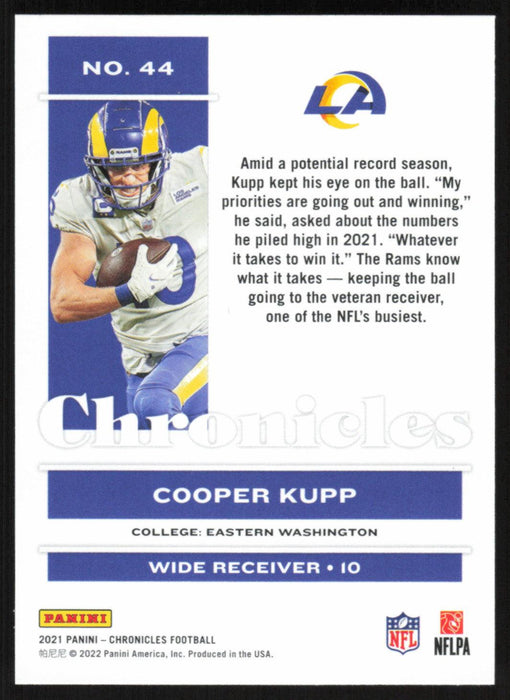 Cooper Kupp 2021 Panini Chronicles # 44 Pink Los Angeles Rams - Collectible Craze America