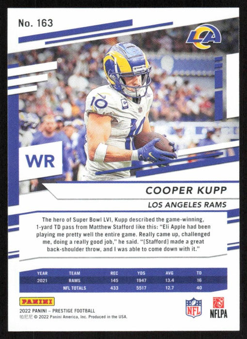 Cooper Kupp 2022 Panini Prestige # 163 Los Angeles Rams - Collectible Craze America