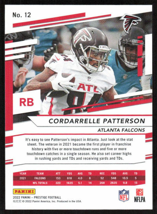 Cordarrelle Patterson 2022 Panini Prestige # 12 Atlanta Falcons - Collectible Craze America