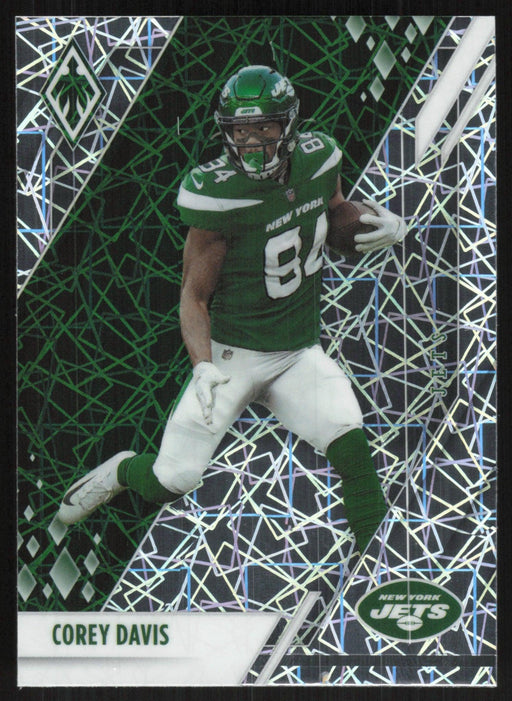 Corey Davis 2021 Panini Phoenix Football # 90 Silver Lazer New York Jets - Collectible Craze America