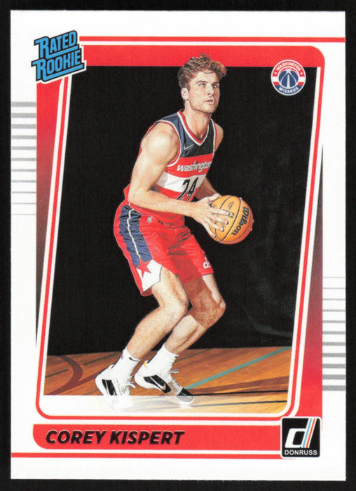 Corey Kispert 2021 Donruss Rated Rookie # 233 RC Washington Wizards - Collectible Craze America
