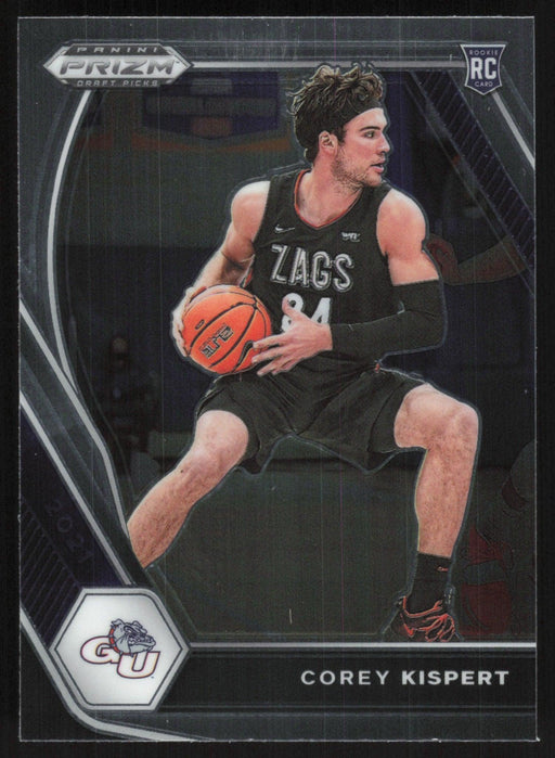 Corey Kispert 2021 Panini Prizm Draft Picks # 8 RC Gonzaga Bulldogs - Collectible Craze America