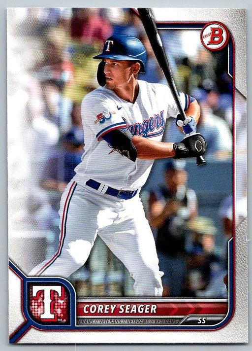 Corey Seager 2022 Bowman # 38 Texas Rangers - Collectible Craze America