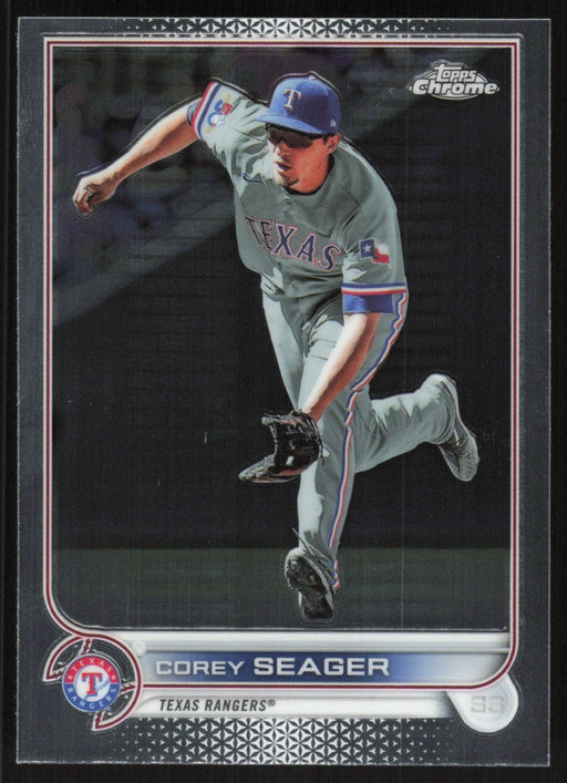 Corey Seager 2022 Topps Chrome Baseball # 101 Texas Rangers Base - Collectible Craze America