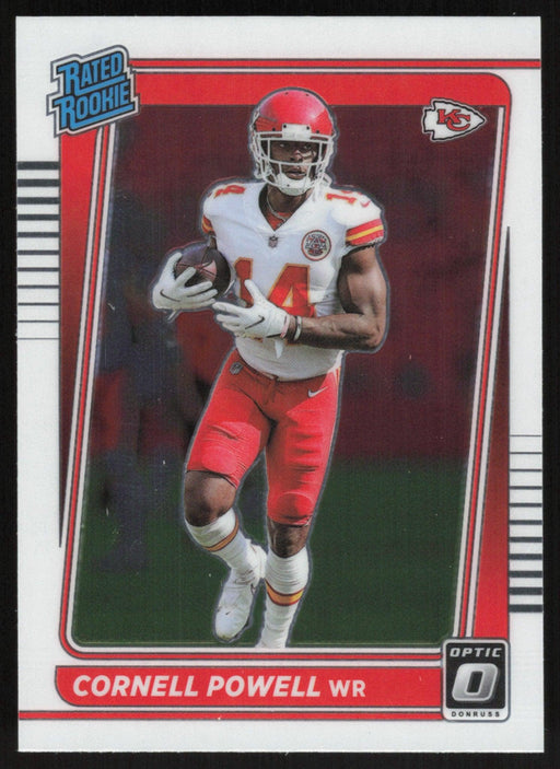 Cornell Powell 2021 Donruss Optic Rated Rooke # 240 RC Kansas City Chiefs Base - Collectible Craze America