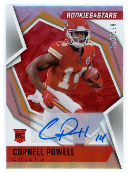 Cornell Powell 2021 Panini Rookies & Stars # 140 RC Auto 174/199 Kansas City Chiefs - Collectible Craze America