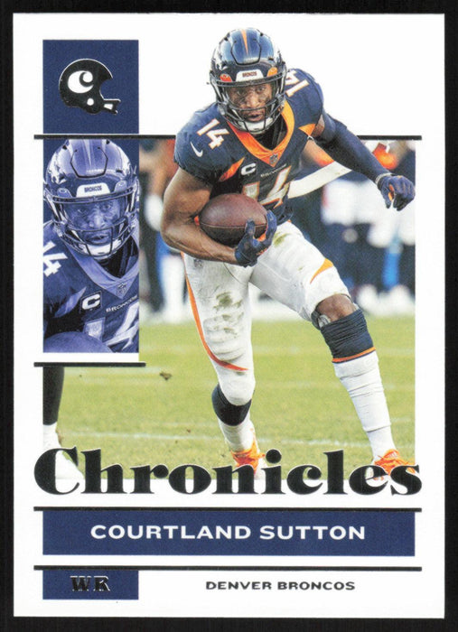 Courtland Sutton 2021 Panini Chronicles # 30 Denver Broncos Base - Collectible Craze America