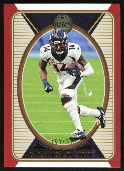 Courtland Sutton 2022 Panini Legacy # 28 Red 153/299 Denver Broncos - Collectible Craze America