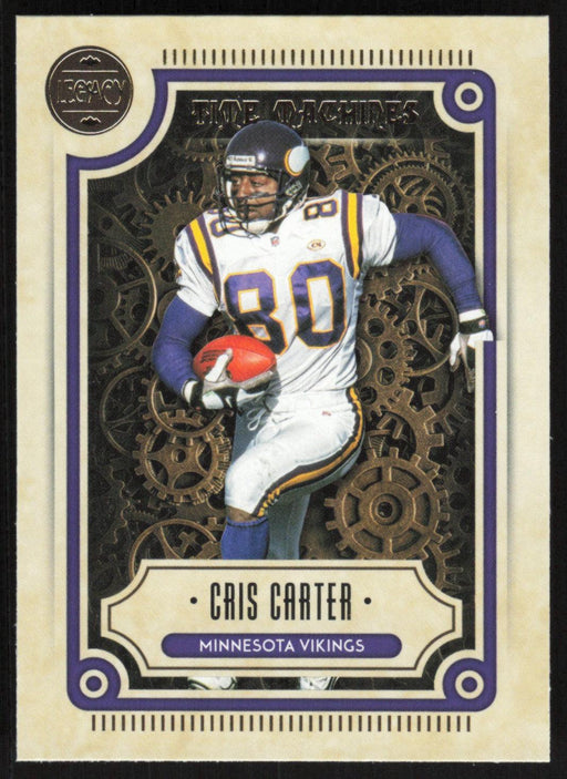 Cris Carter 2022 Panini Legacy Time Machines # TM-25 Minnesota Vikings - Collectible Craze America